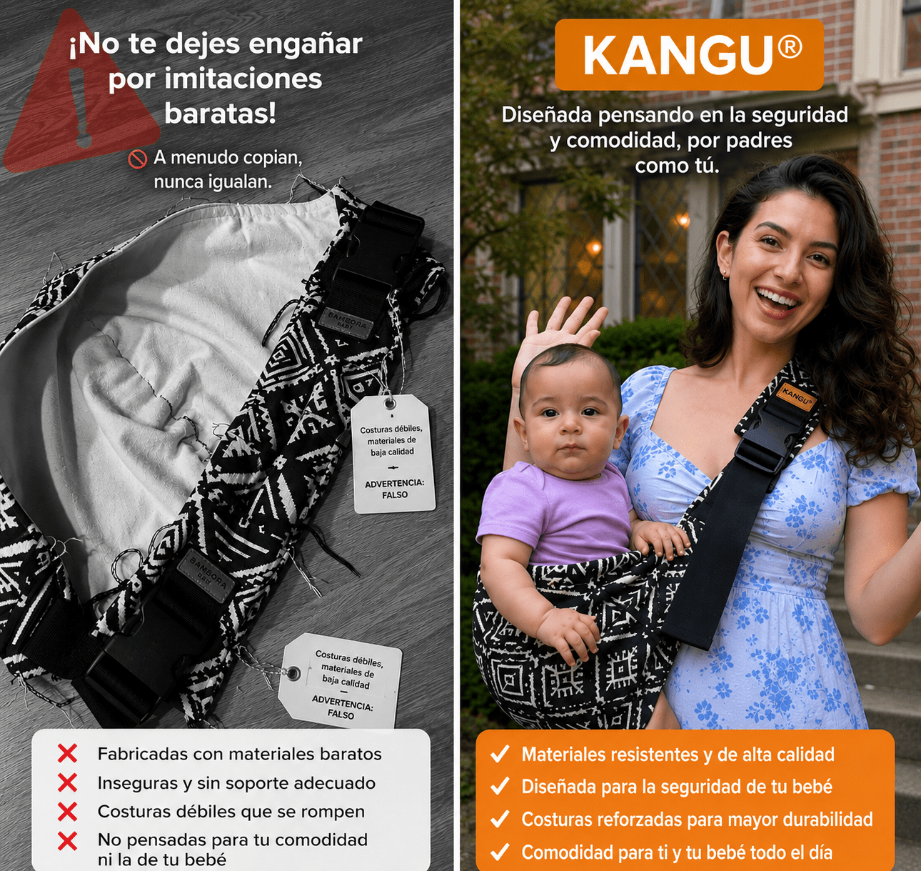 Portabebés KANGU® - NOCTIA